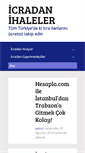 Mobile Screenshot of icradanhaberler.com