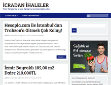 Tablet Screenshot of icradanhaberler.com